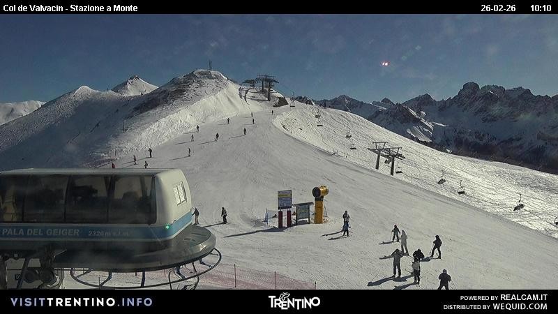 Archiv Foto Webcam Sesselbahn Col de Valvacin