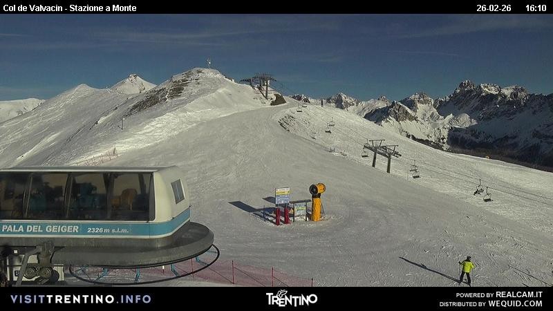 Archiv Foto Webcam Sesselbahn Col de Valvacin