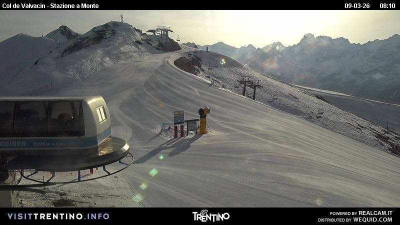 Archiv Foto Webcam Sesselbahn Col de Valvacin