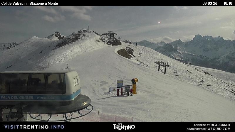 Archiv Foto Webcam Sesselbahn Col de Valvacin