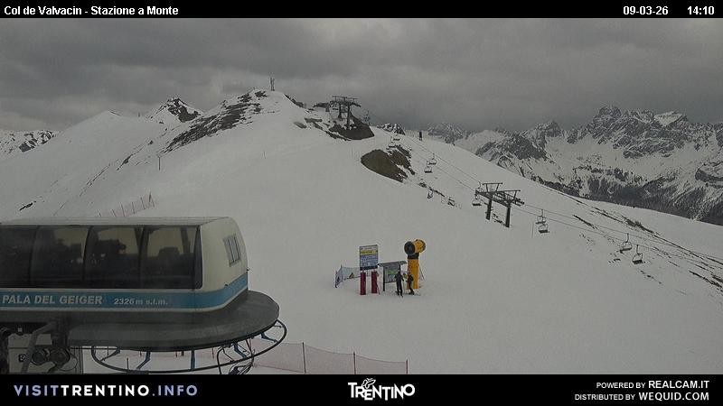 Archiv Foto Webcam Sesselbahn Col de Valvacin