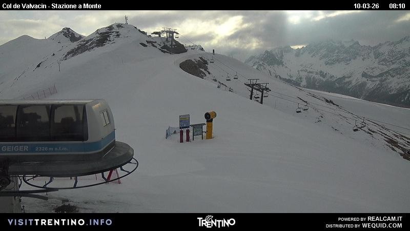 Archiv Foto Webcam Sesselbahn Col de Valvacin