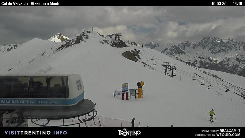 Archiv Foto Webcam Sesselbahn Col de Valvacin