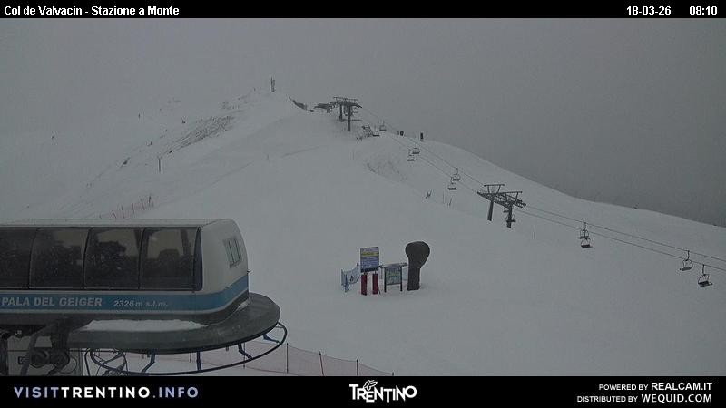 Archiv Foto Webcam Sesselbahn Col de Valvacin