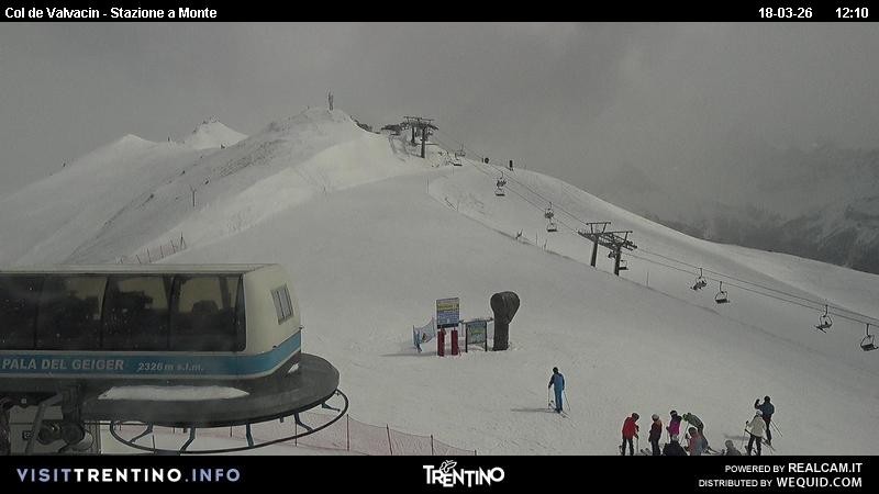 Archiv Foto Webcam Sesselbahn Col de Valvacin