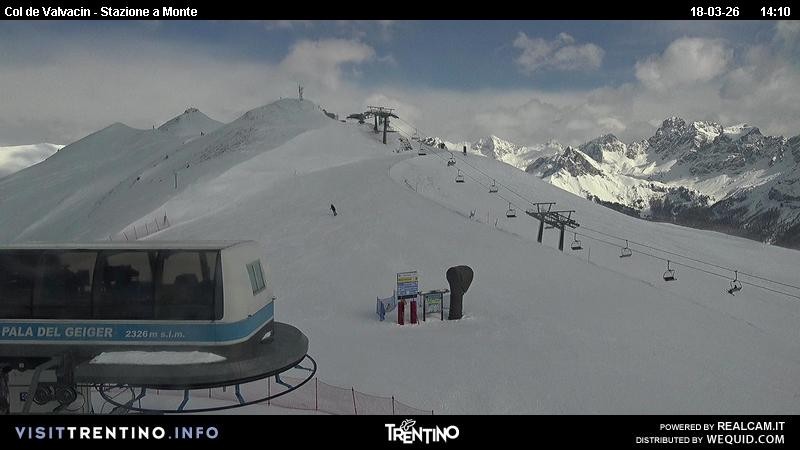 Archiv Foto Webcam Sesselbahn Col de Valvacin