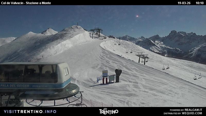 Archiv Foto Webcam Sesselbahn Col de Valvacin