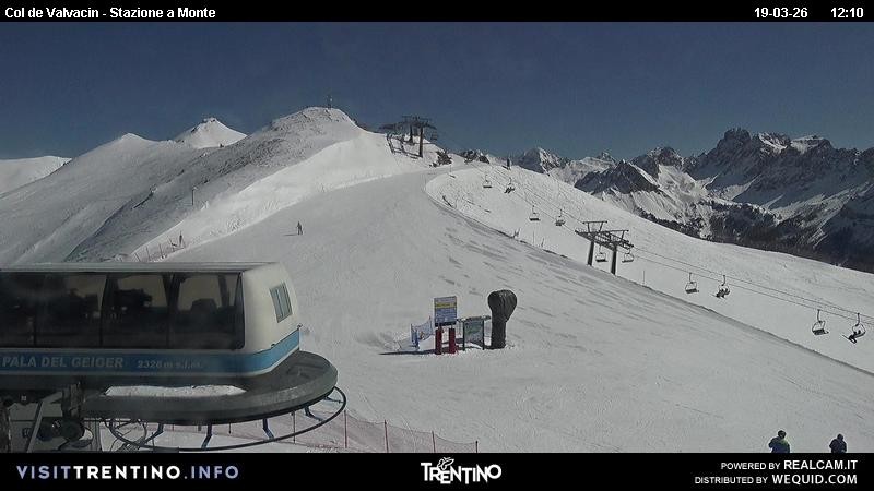Archiv Foto Webcam Sesselbahn Col de Valvacin