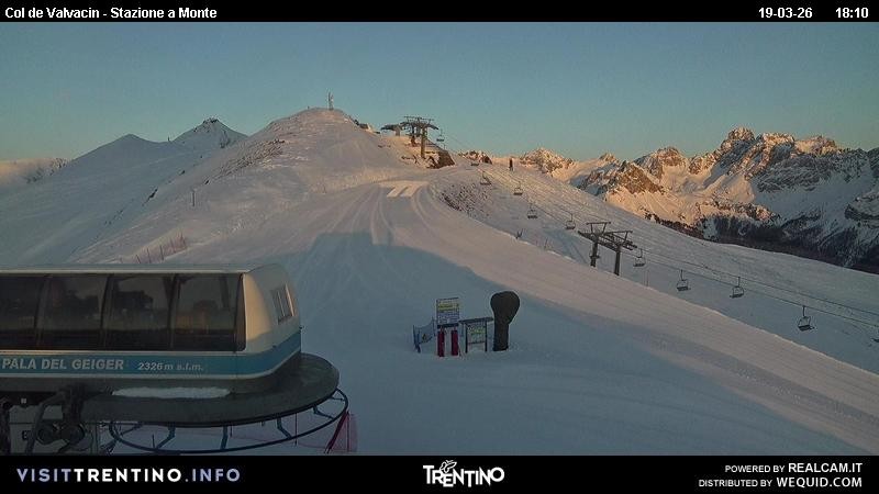 Archiv Foto Webcam Sesselbahn Col de Valvacin