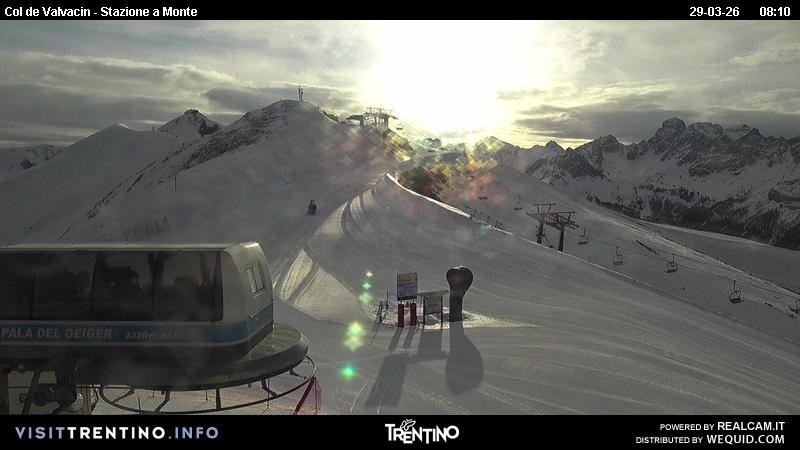 Archiv Foto Webcam Sesselbahn Col de Valvacin