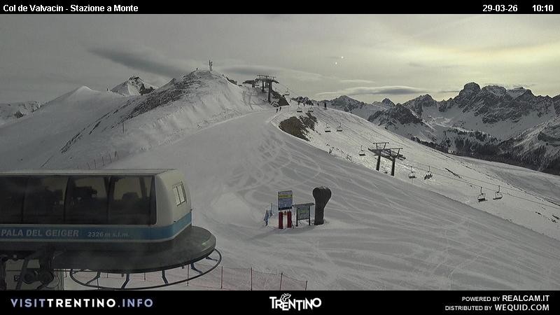 Archiv Foto Webcam Sesselbahn Col de Valvacin