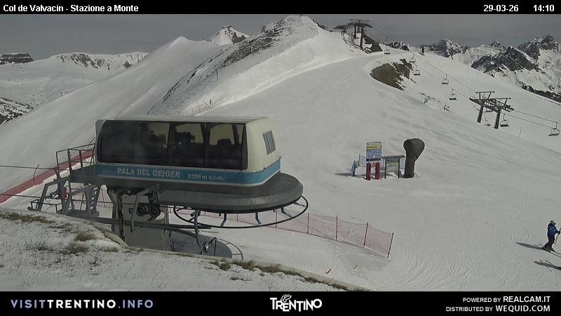 Archiv Foto Webcam Sesselbahn Col de Valvacin