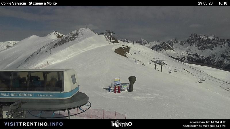 Archiv Foto Webcam Sesselbahn Col de Valvacin