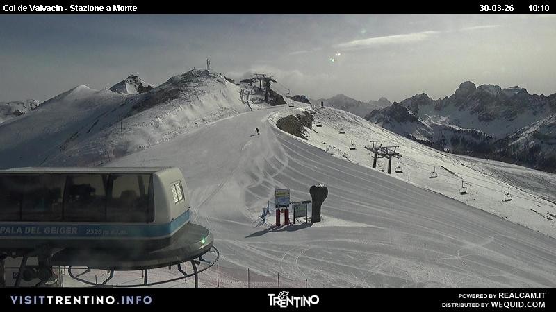 Archiv Foto Webcam Sesselbahn Col de Valvacin