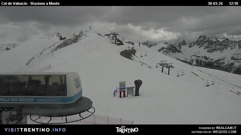 Archiv Foto Webcam Sesselbahn Col de Valvacin