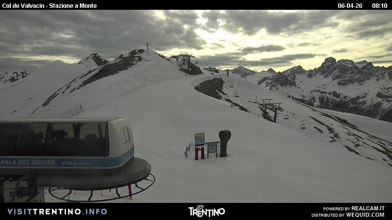 Archiv Foto Webcam Sesselbahn Col de Valvacin