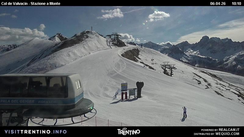 Archiv Foto Webcam Sesselbahn Col de Valvacin