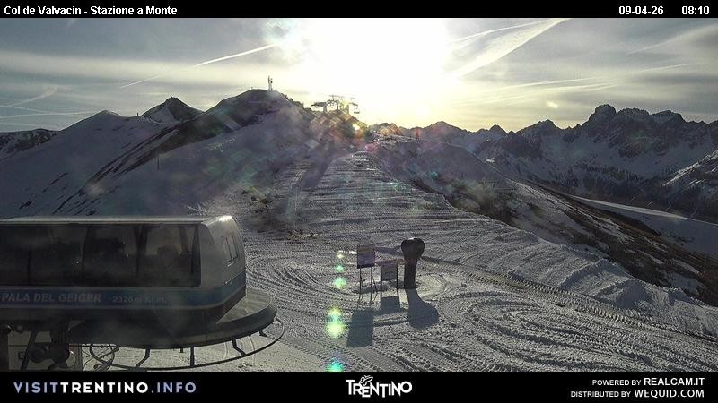 Archiv Foto Webcam Sesselbahn Col de Valvacin