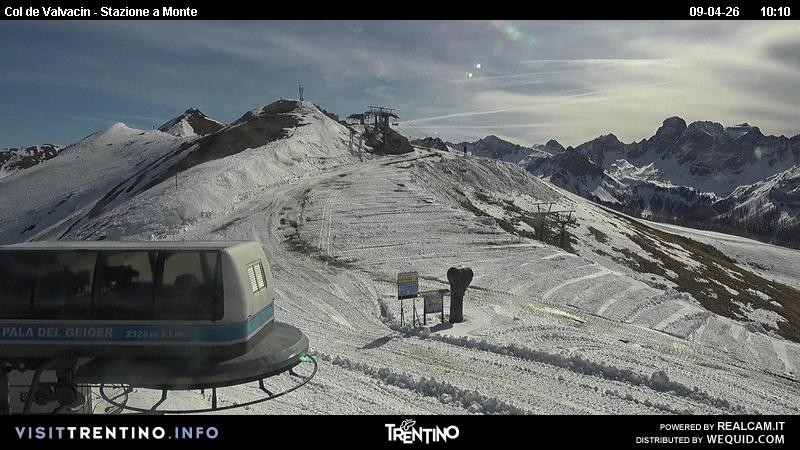 Archiv Foto Webcam Sesselbahn Col de Valvacin