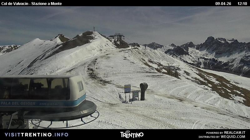 Archiv Foto Webcam Sesselbahn Col de Valvacin