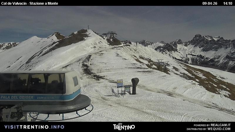 Archiv Foto Webcam Sesselbahn Col de Valvacin