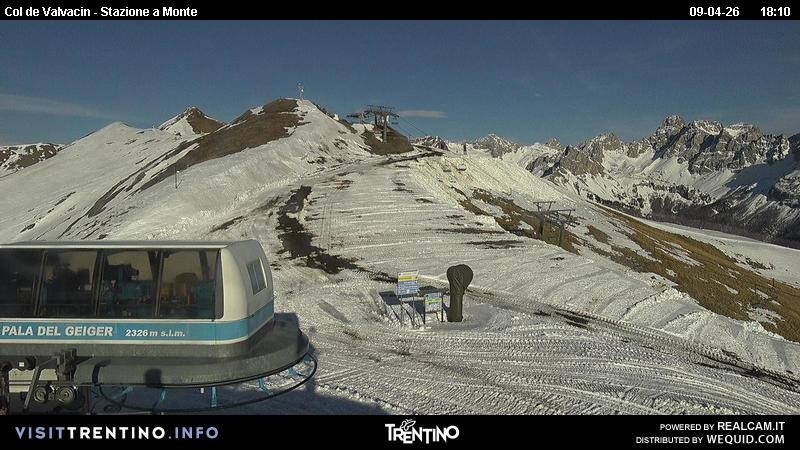 Archiv Foto Webcam Sesselbahn Col de Valvacin