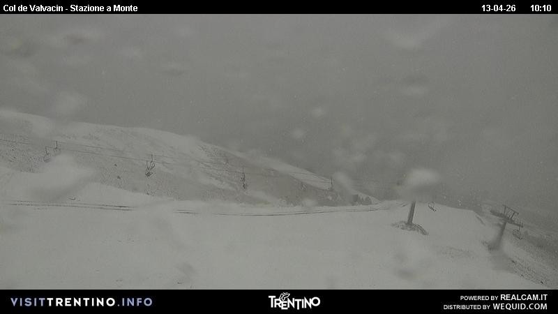 Archiv Foto Webcam Sesselbahn Col de Valvacin
