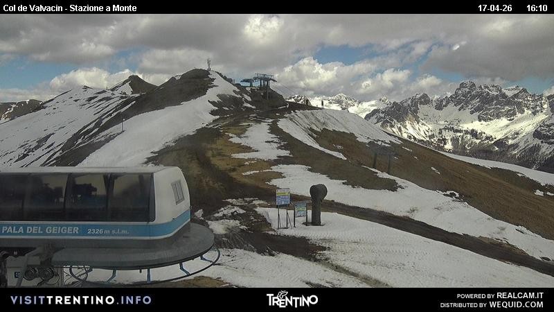 Archiv Foto Webcam Sesselbahn Col de Valvacin