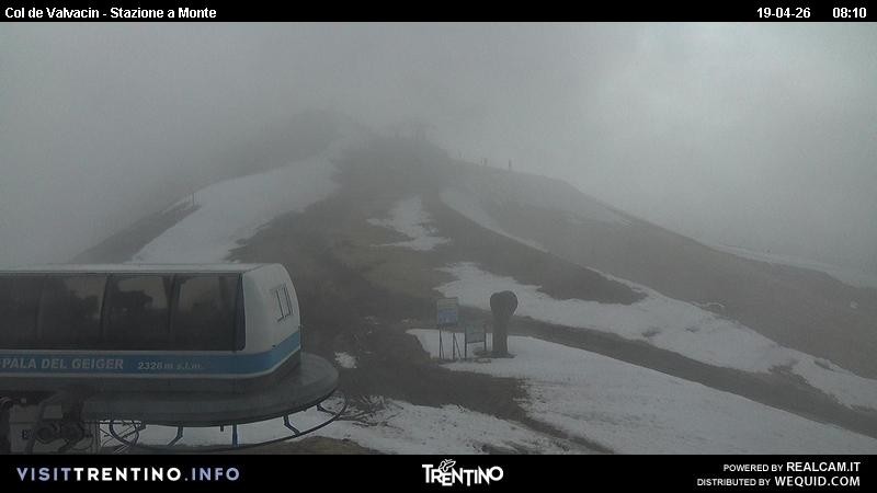 Archiv Foto Webcam Sesselbahn Col de Valvacin