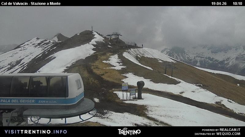 Archiv Foto Webcam Sesselbahn Col de Valvacin