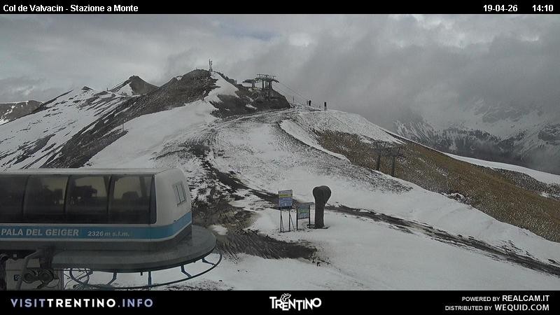 Archiv Foto Webcam Sesselbahn Col de Valvacin