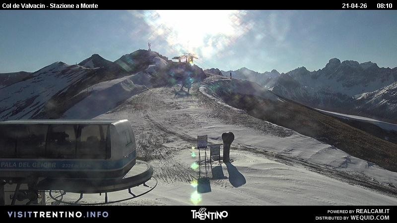 Archiv Foto Webcam Sesselbahn Col de Valvacin