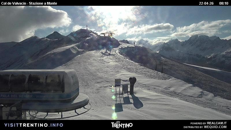 Archiv Foto Webcam Sesselbahn Col de Valvacin