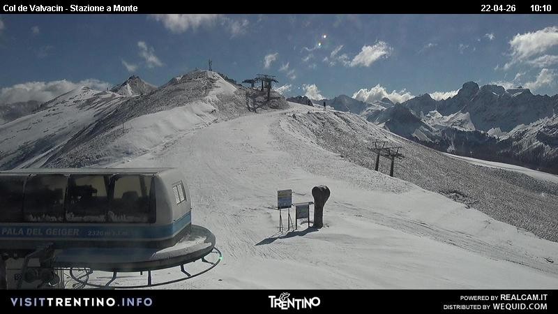 Archiv Foto Webcam Sesselbahn Col de Valvacin