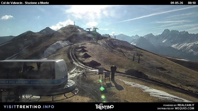 Archiv Foto Webcam Sesselbahn Col de Valvacin