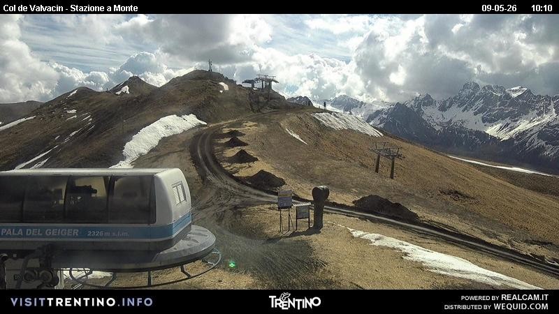 Archiv Foto Webcam Sesselbahn Col de Valvacin