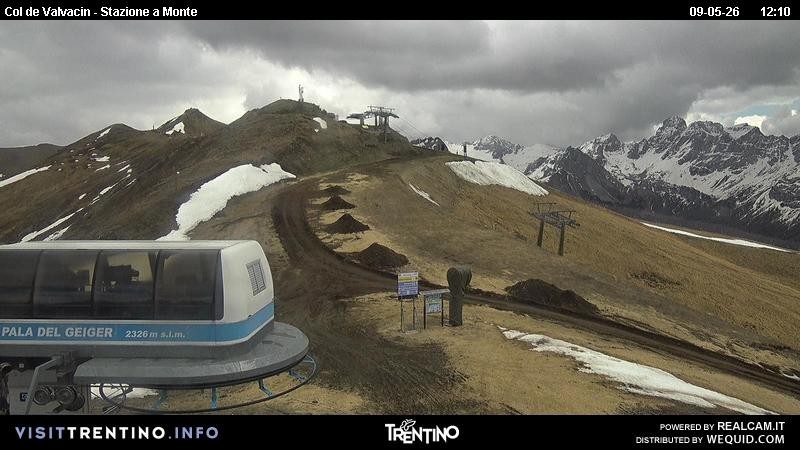 Archiv Foto Webcam Sesselbahn Col de Valvacin