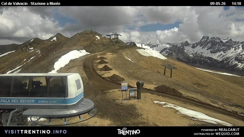 Archiv Foto Webcam Sesselbahn Col de Valvacin