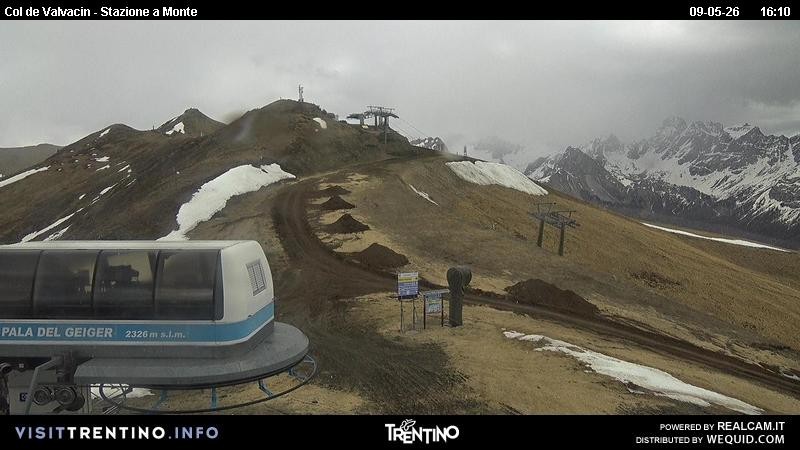 Archiv Foto Webcam Sesselbahn Col de Valvacin