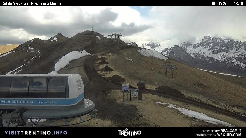Archiv Foto Webcam Sesselbahn Col de Valvacin