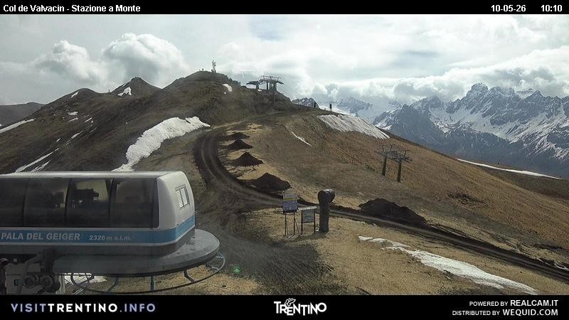 Archiv Foto Webcam Sesselbahn Col de Valvacin