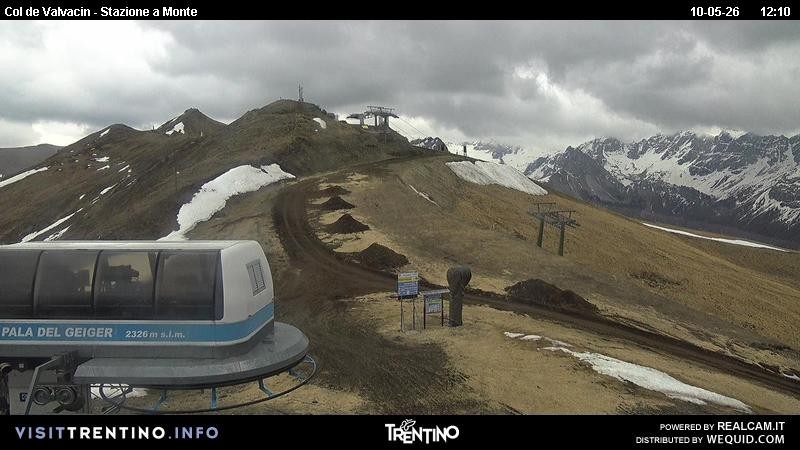 Archiv Foto Webcam Sesselbahn Col de Valvacin