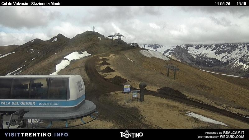 Archiv Foto Webcam Sesselbahn Col de Valvacin