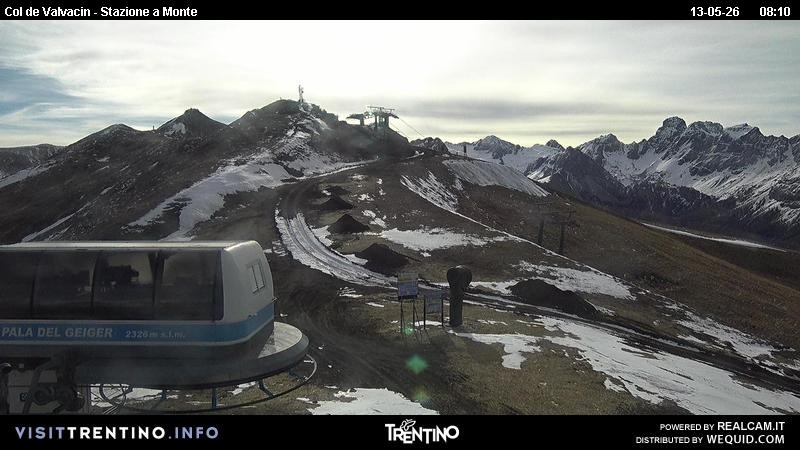 Archiv Foto Webcam Sesselbahn Col de Valvacin