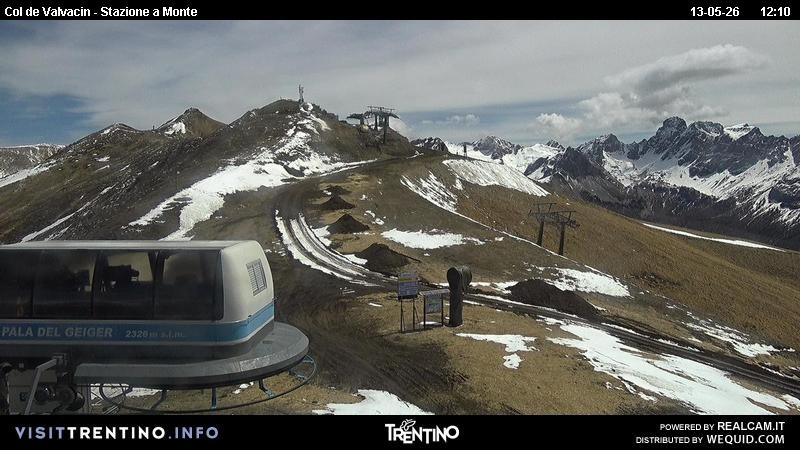 Archiv Foto Webcam Sesselbahn Col de Valvacin