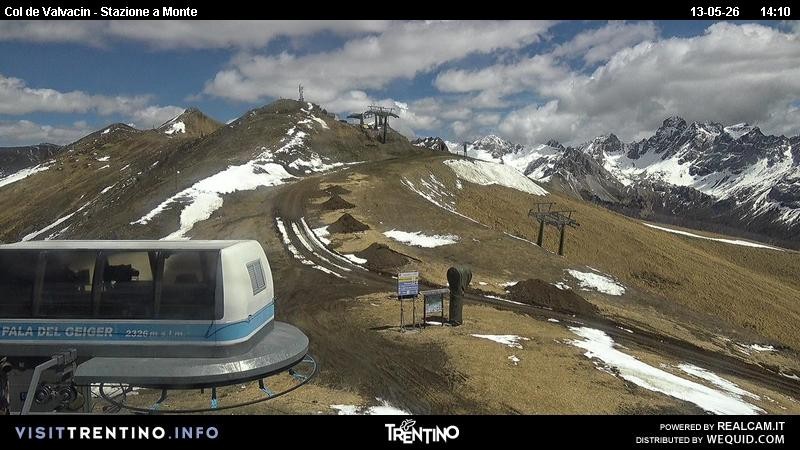 Archiv Foto Webcam Sesselbahn Col de Valvacin