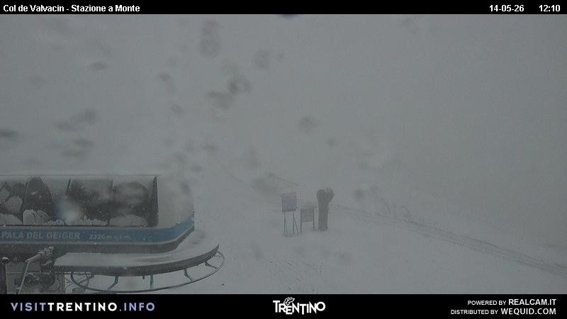 Archiv Foto Webcam Sesselbahn Col de Valvacin
