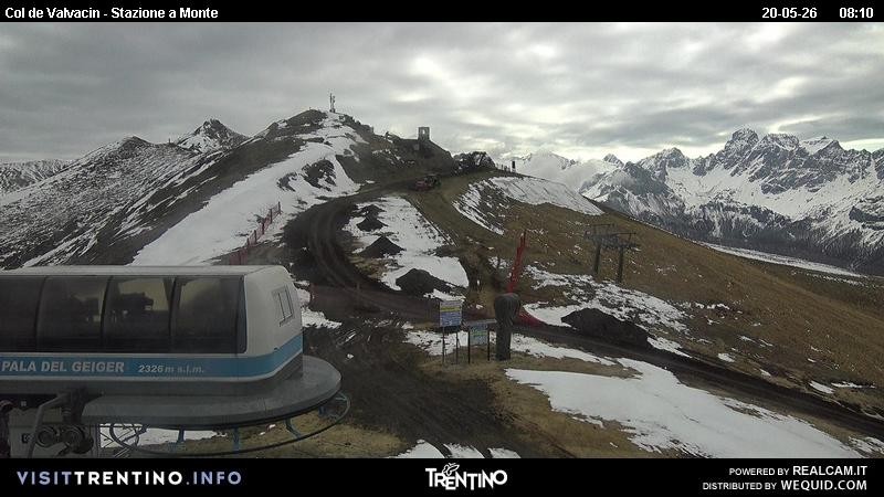 Archiv Foto Webcam Sesselbahn Col de Valvacin
