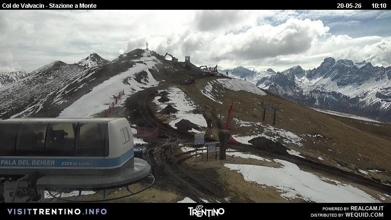 Archiv Foto Webcam Sesselbahn Col de Valvacin