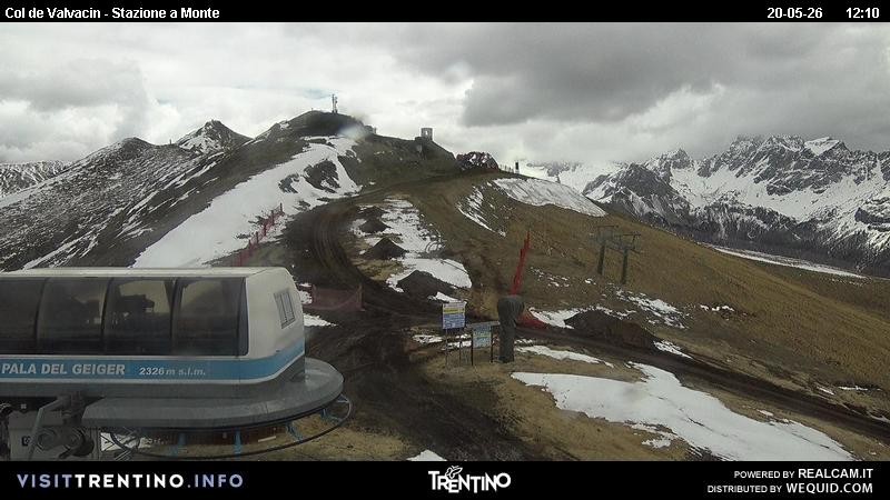 Archiv Foto Webcam Sesselbahn Col de Valvacin